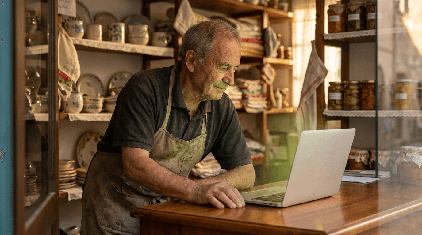 Artigiano al lavoro con OfficinaIA